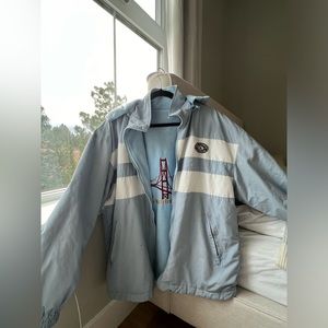 Light blue San Francisco jacket (reversible), XL